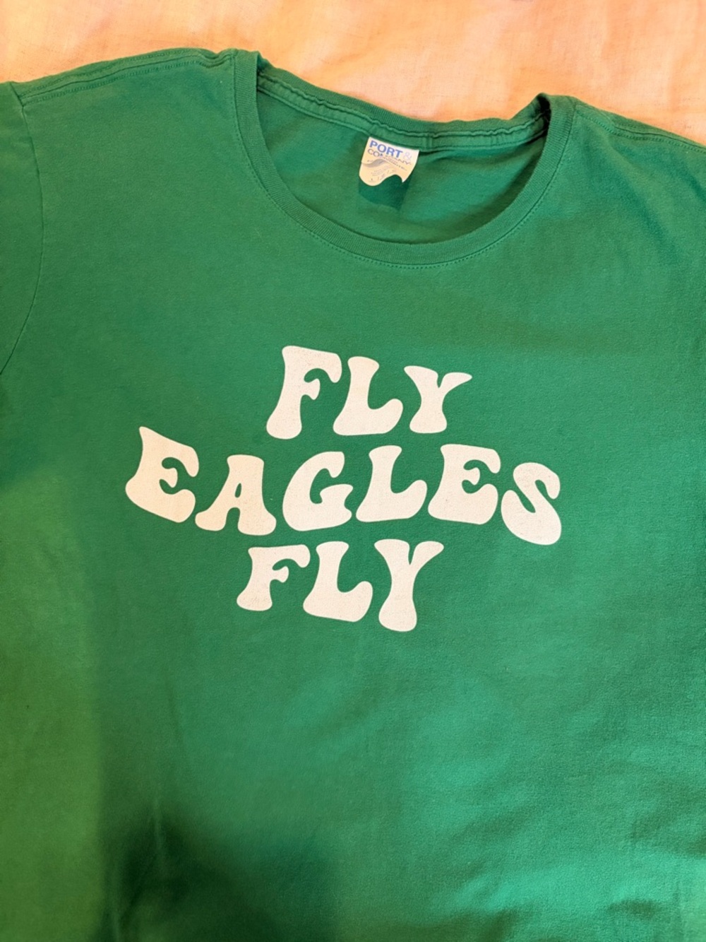 Green FLY EAGLES FLY Tee Shirt - L